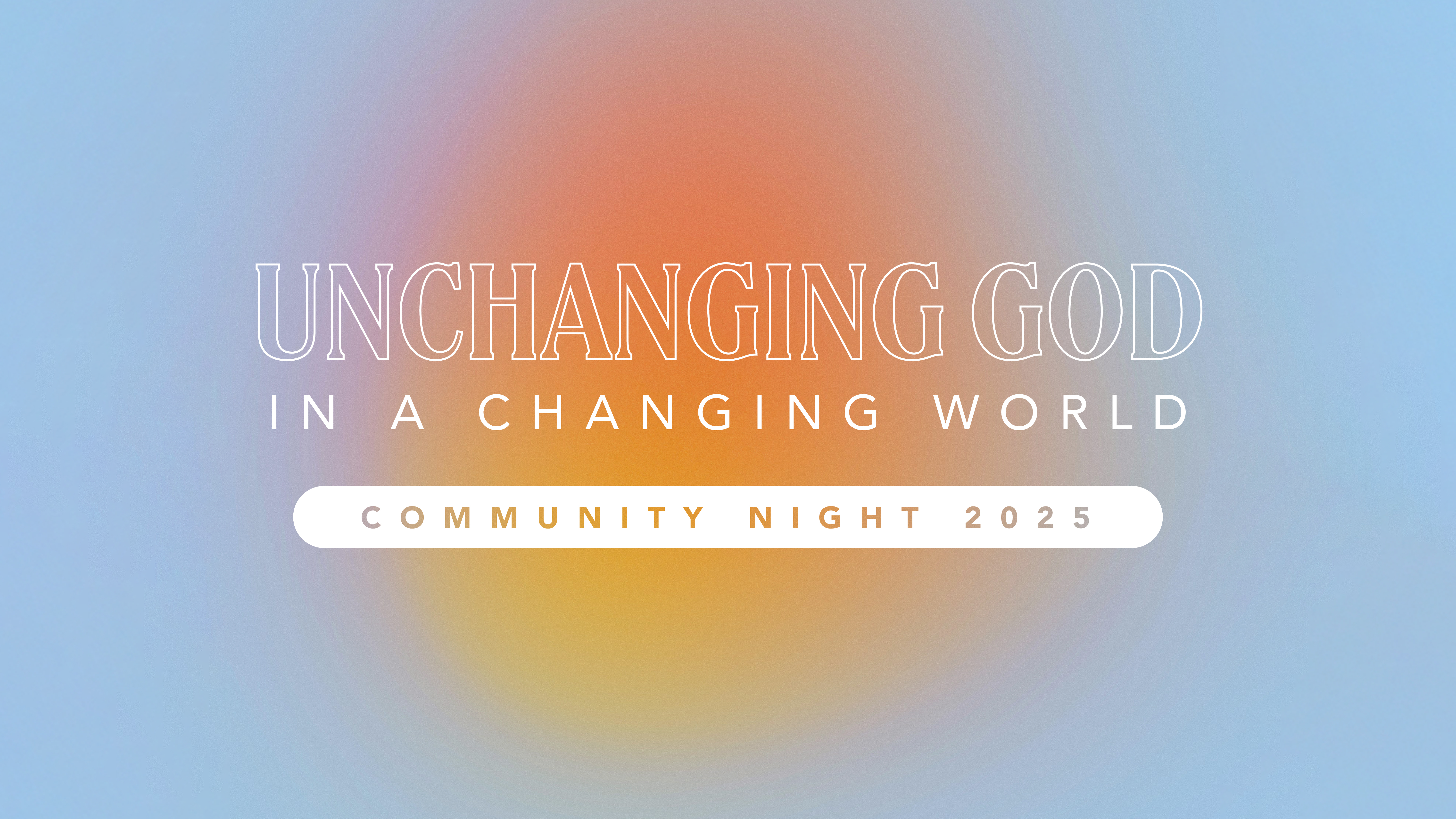 Community Night Title Graphic